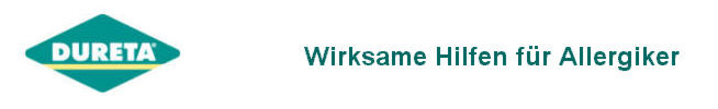 Dureta Online Shop - Wirksame Hilfen f�r Allergiker